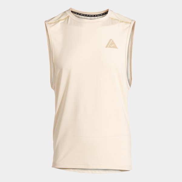 INDOOR GYM SLEEVELESS SHIRT BEIGE