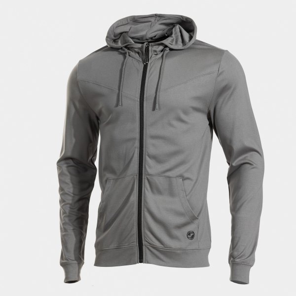 INDOOR GYM ZIP-UP HOODIE GRAY