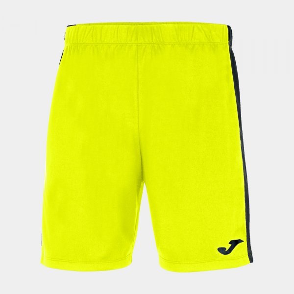 FLUORESCENT YELLOW-BLACK ACADEMY SHORTS
