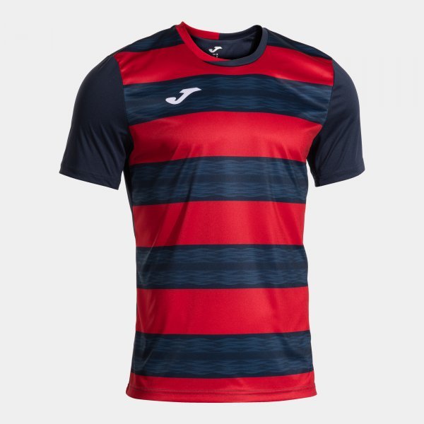PERFORMANCE SHORT SLEEVE T-SHIRT NAVY BLUE RED