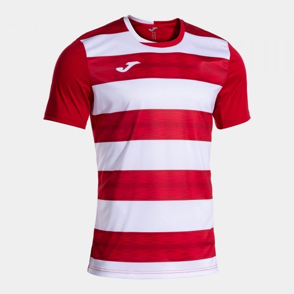 PERFORMANCE SHORT SLEEVE T-SHIRT RED WHITE