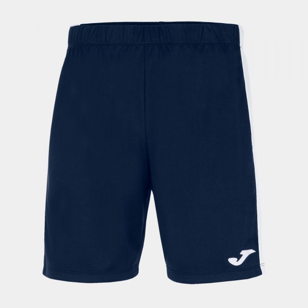 NAVY BLUE-WHITE ACADEMY SHORTS