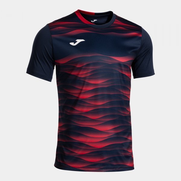 PERFORMANCE SHORT SLEEVE T-SHIRT NAVY BLUE RED