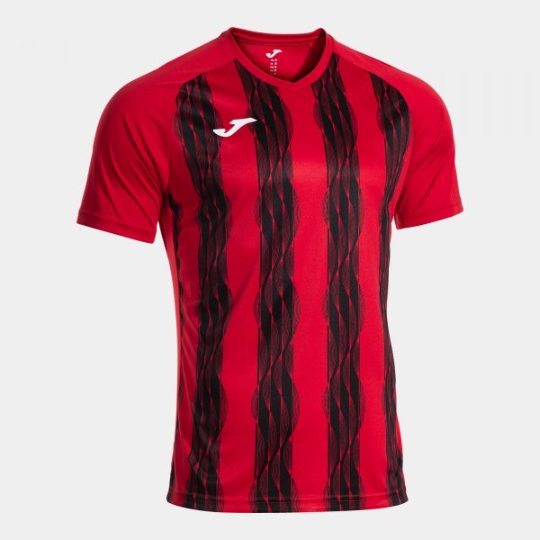 PERFORMANCE SHORT SLEEVE T-SHIRT RED BLACK