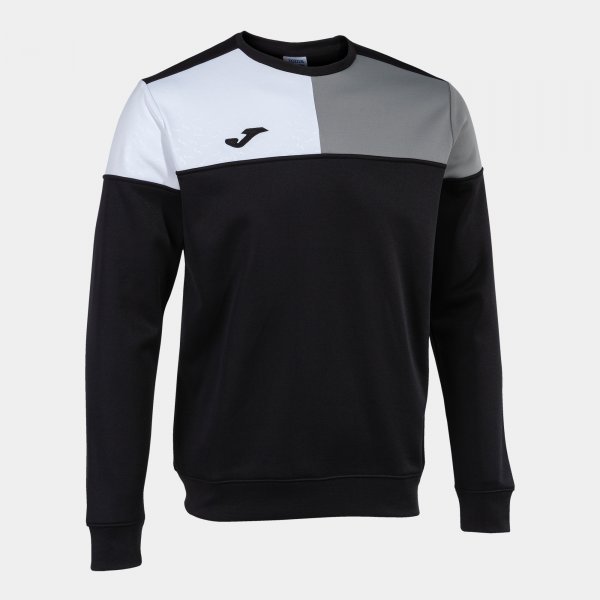 CREW V SWEATSHIRT BLACK GREY WHITE