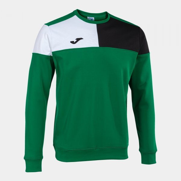 CREW V SWEATSHIRT GREEN BLACK WHITE
