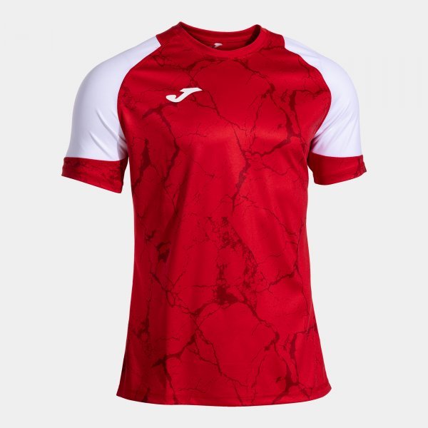 PERFORMANCE HANDBALL SHORT SLEEVE T-SHIRT RED WHITE