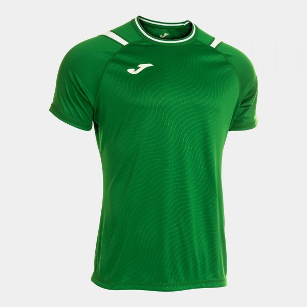 PERFORMANCE SHORT SLEEVE T-SHIRT GREEN WHITE
