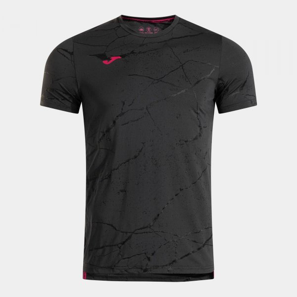 R-NIGHT SHORT SLEEVE T-SHIRT DARK GRAY BLACK