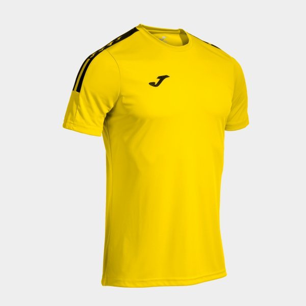 OLIMPIADA SHORT SLEEVE T-SHIRT YELLOW BLACK
