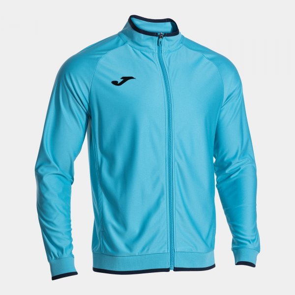 VICTORY II FULL ZIP SWEATSHIRT FLUOR TURQUOISE NAVY BLUE
