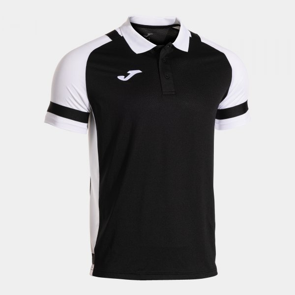PHOENIX III SHORT SLEEVE POLO BLACK WHITE