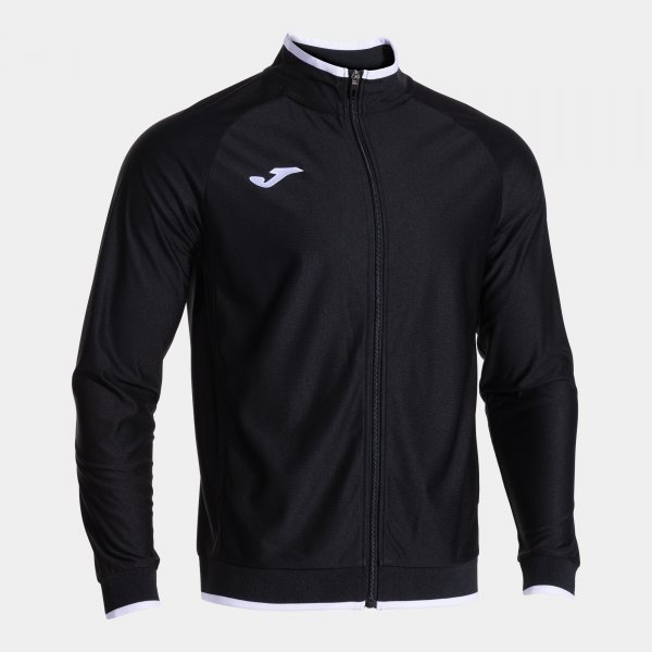 VICTORY II FULL ZIP SWEATSHIRT BLACK WHITE