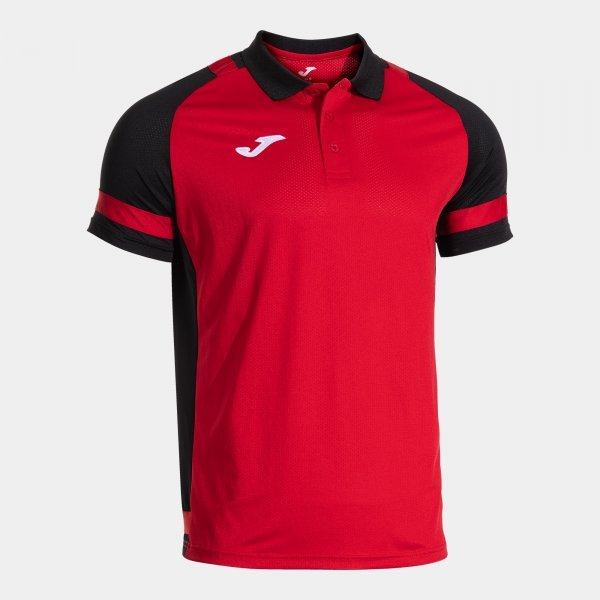 PHOENIX III SHORT SLEEVE POLO RED BLACK
