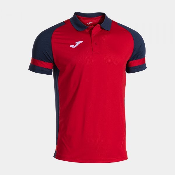 PHOENIX III SHORT SLEEVE POLO RED NAVY BLUE