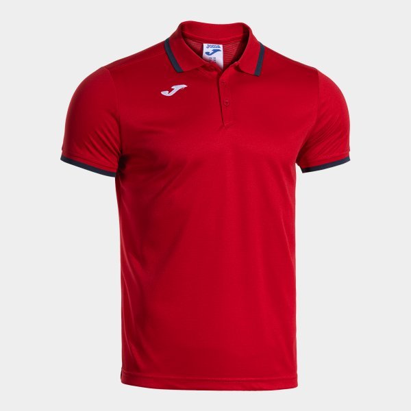 COMBI PREMIUM SHORT SLEEVE POLO RED NAVY BLUE