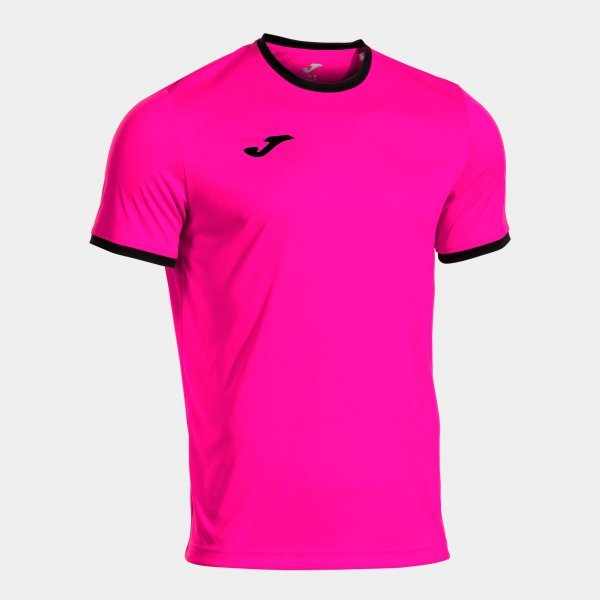 COMBI PREMIUM SHORT SLEEVE T-SHIRT FLUOR PINK BLACK 8 (4XS)