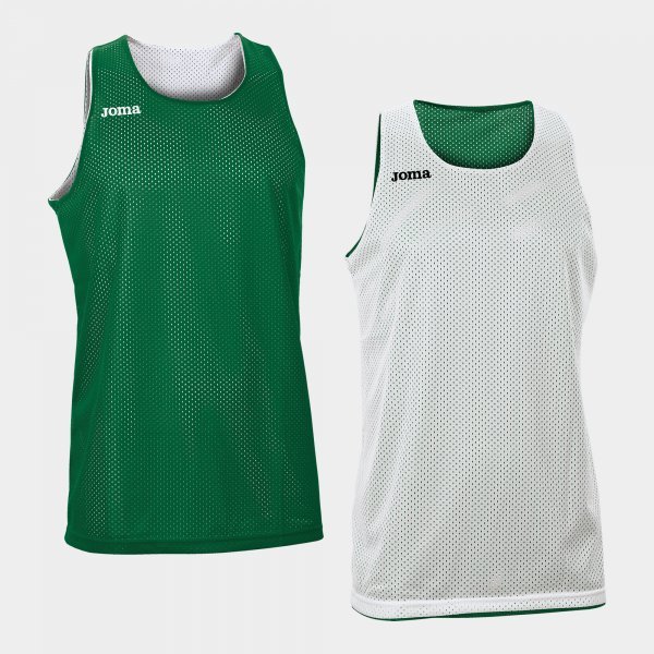 REVERSIBLET-SHIRT ARO GREEN-WHITE SLEEVELESS