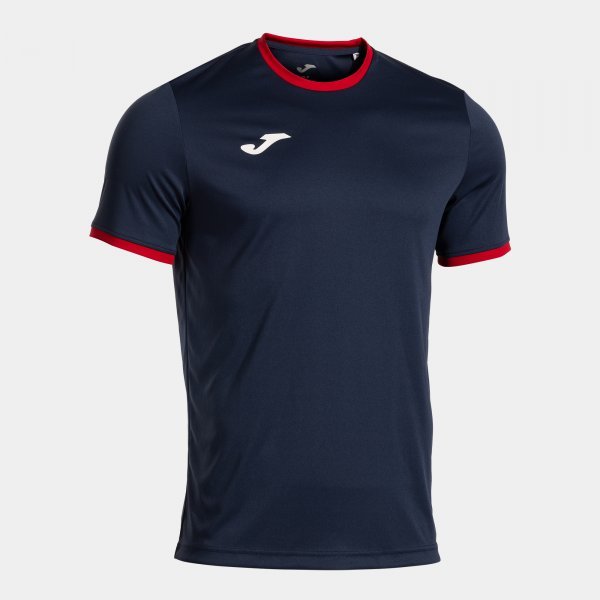 COMBI PREMIUM SHORT SLEEVE T-SHIRT NAVY BLUE RED