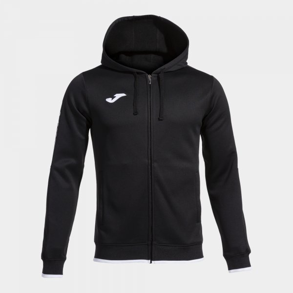 OLIMPIADA ZIP-UP HOODIE BLACK