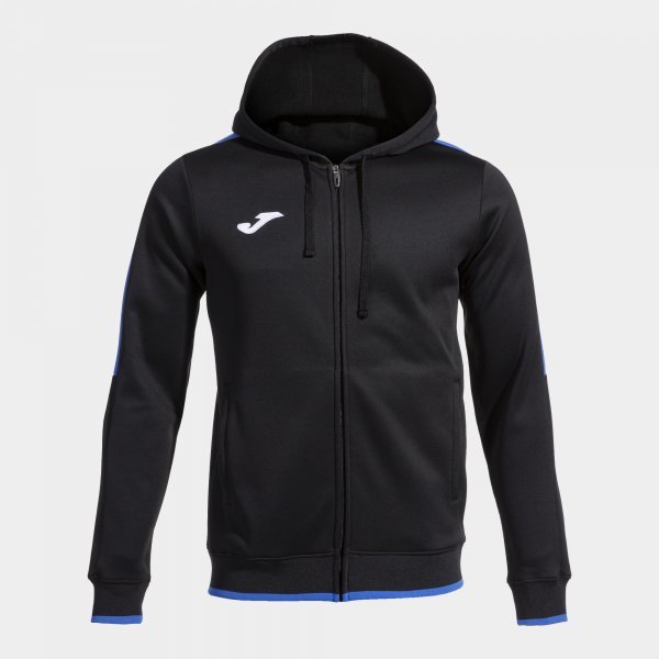 OLIMPIADA ZIP-UP HOODIE BLACK ROYAL