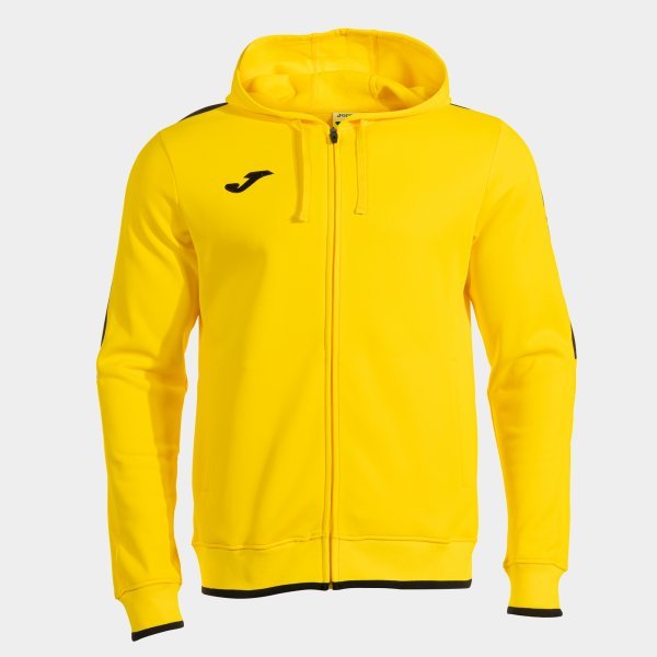 OLIMPIADA ZIP-UP HOODIE YELLOW BLACK