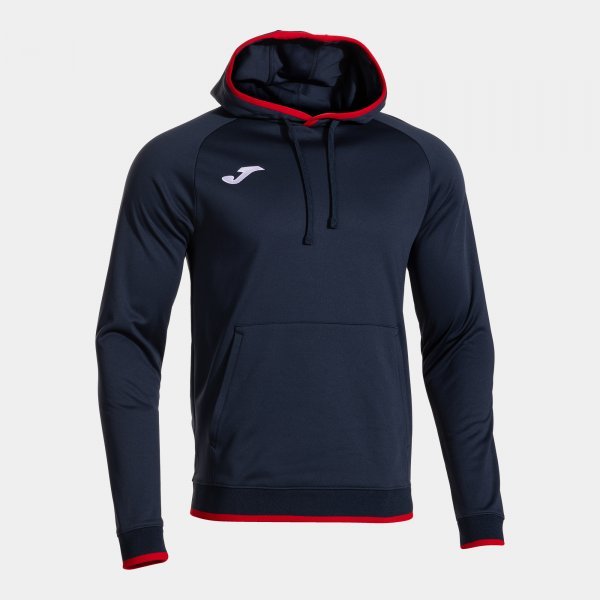 COMBI PREMIUM HOODIE DARK NAVY RED