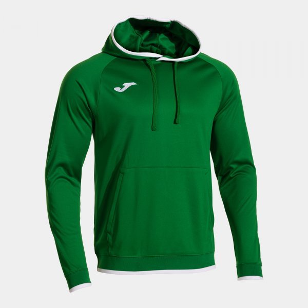 COMBI PREMIUM HOODIE GREEN WHITE