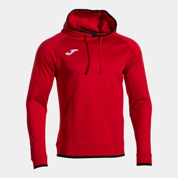 COMBI PREMIUM HOODIE RED BLACK