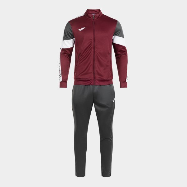 ICONO STREET TRACKSUIT BURGUNDY BLACK 12 (2XS)
