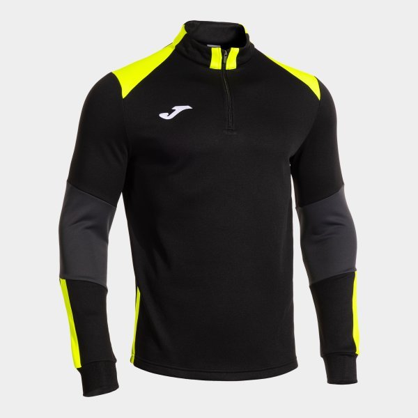 DANUBIO SWEATSHIRT BLACK FLUOR YELLOW