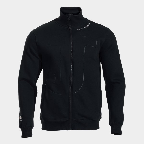URBAN STREET FULL ZIP SWEATSHIRT BLACK