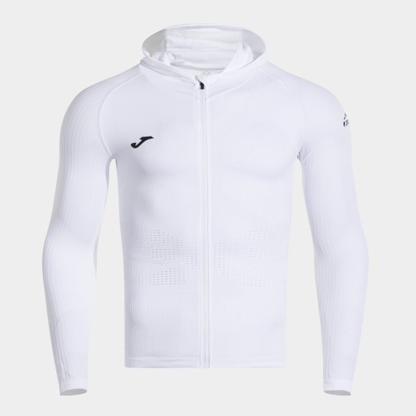 R-TRAIL NATURE ZIP-UP HOODIE WHITE