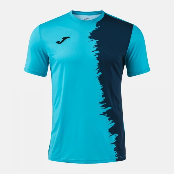 CITY III SHORT SLEEVE T-SHIRT FLUOR TURQUOISE DARK NAVY