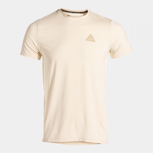 INDOOR GYM SHORT SLEEVE T-SHIRT BEIGE