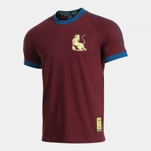 FEDERACIÓN ESPAÑOLA RUGBY SHORT SLEEVE T-SHIRT BURGUNDY