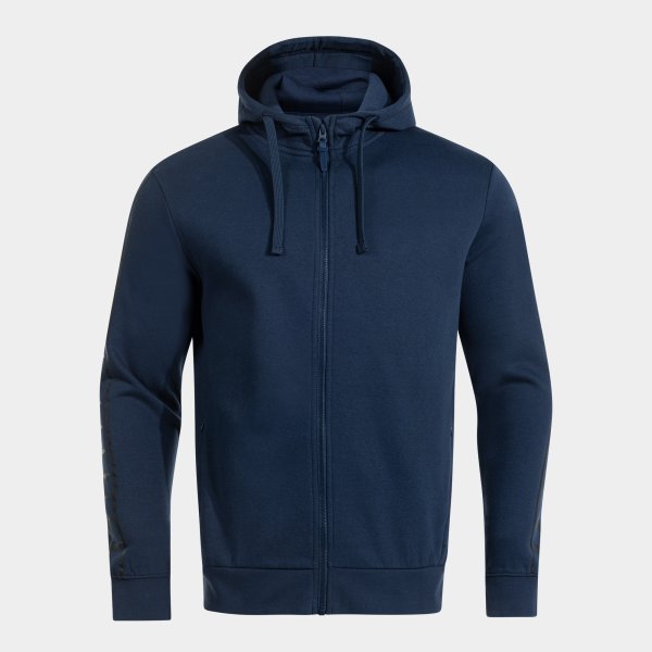 ICONO STREET ZIP-UP HOODIE NAVY BLUE BLACK