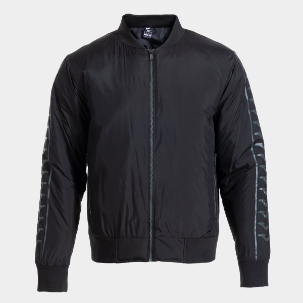 ICONO STREET BOMBER JACKET BLACK DARK GRAY