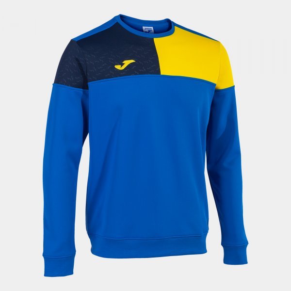 CREW V SWEATSHIRT ROYAL YELLOW NAVY