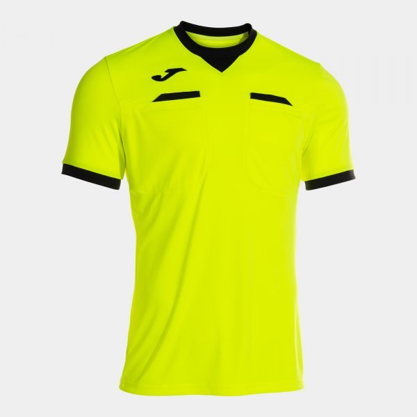 REFEREE SHORT SLEEVE T-SHIRT FLUOR YELLOW BLACK