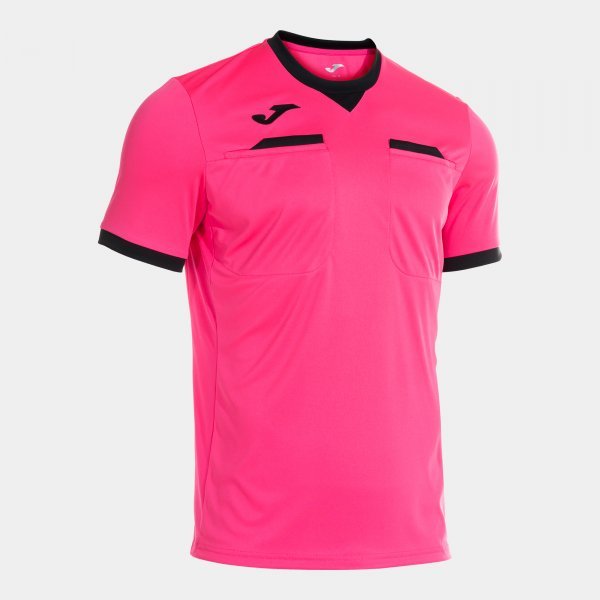 REFEREE SHORT SLEEVE T-SHIRT FLUOR PINK BLACK