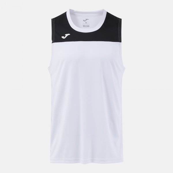 PHOENIX III SLEEVELESS SHIRT WHITE BLACK