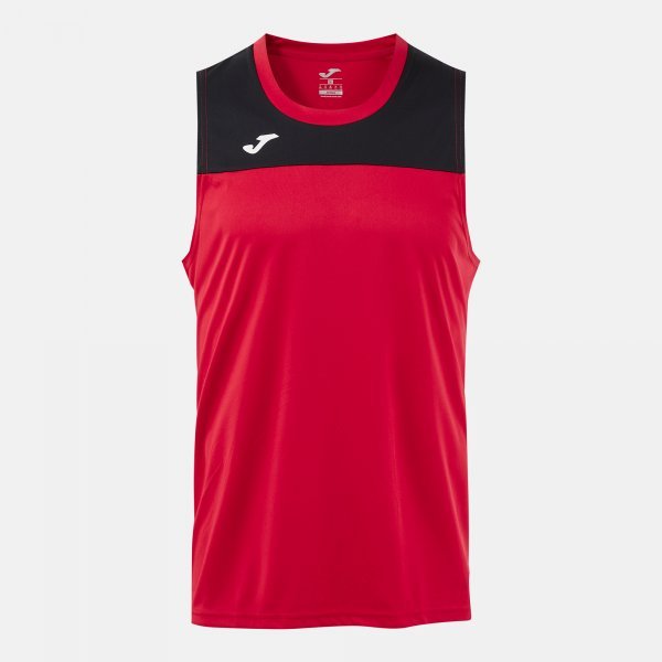 PHOENIX III SLEEVELESS SHIRT RED BLACK