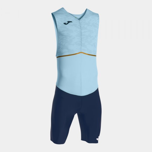RECORD III BODYSUIT SKY BLUE NAVY BLUE