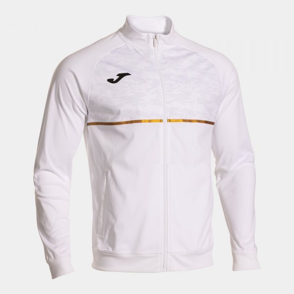 RECORD III FULL ZIP SWEATSHIRT WHITE