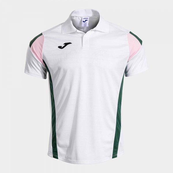 MONTREAL SHORT SLEEVE POLO WHITE MX GREEN