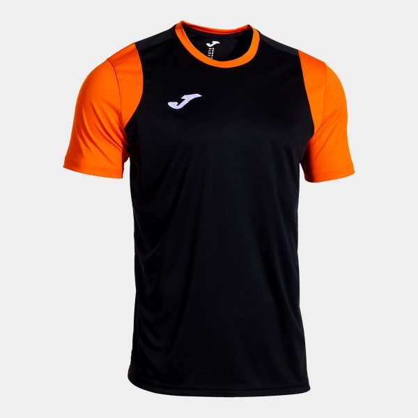 FINAL BASKET II SHORT SLEEVE T-SHIRT BLACK ORANGE 14 (XS)