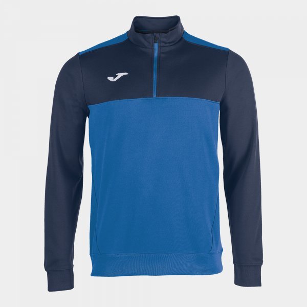 SWEATSHIRT 1/2 ZIP WINNER ROYAL/NAVY BLUE