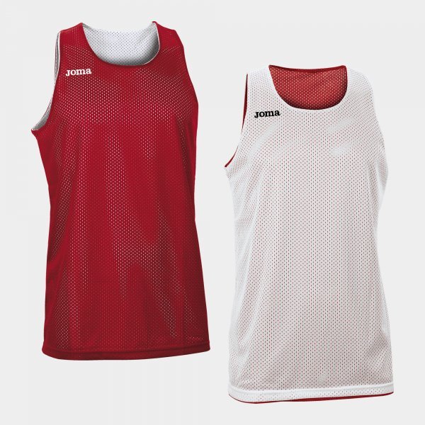 REVERSIBLET-SHIRT ARO RED-WHITE SLEEVELESS