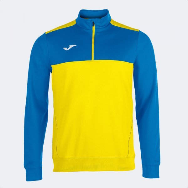 WINNER SWEATSHIRT YELLOW-ROYAL BLUE